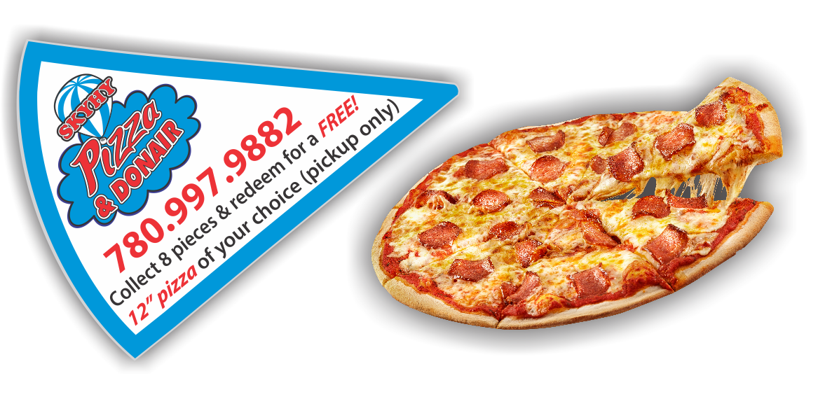 Sky Hy Pizza loyalty pizza slices